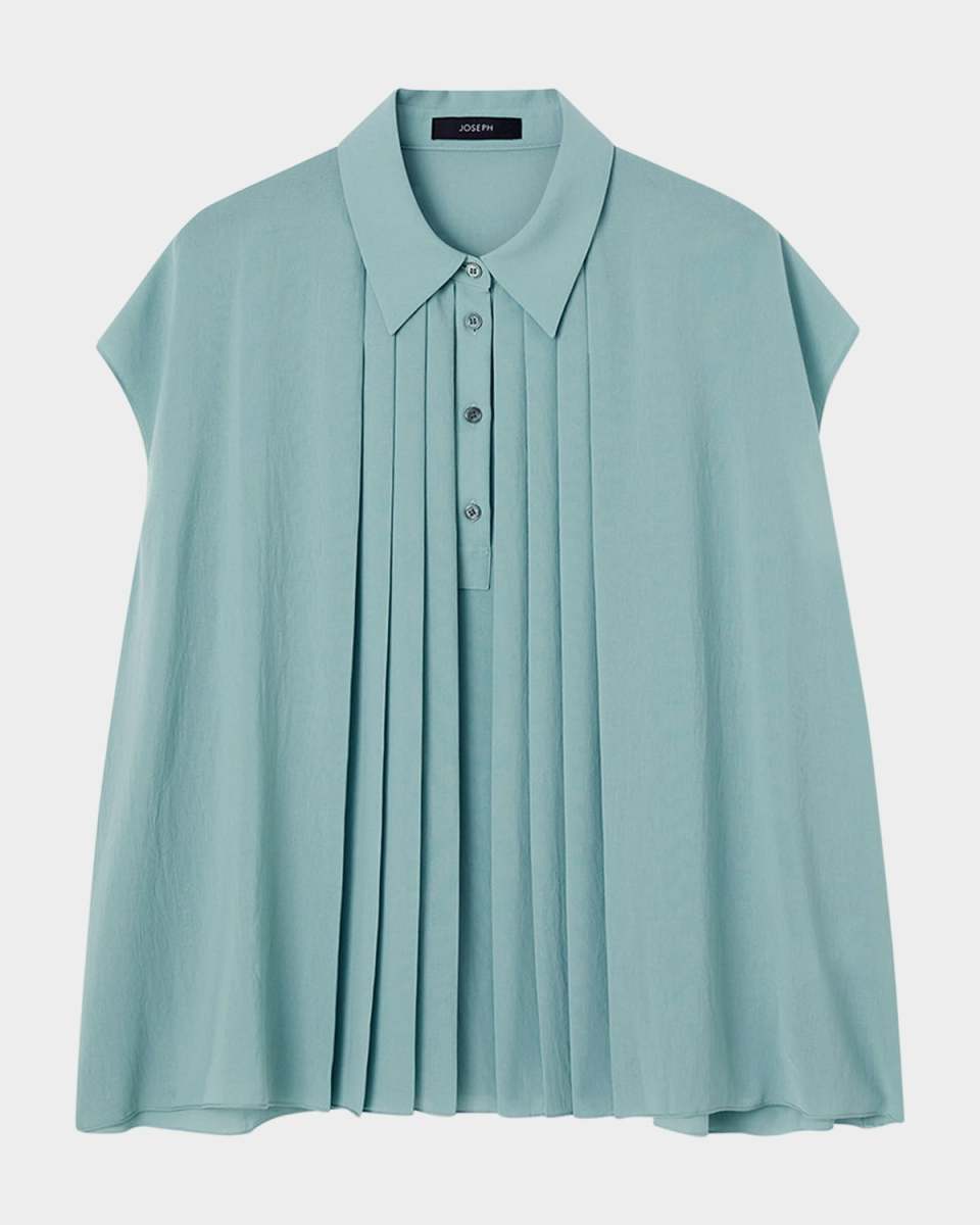 Antin Oversized Airy Pleated Blouse